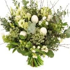 White Easter flowers Exuberant bouquet (Small)